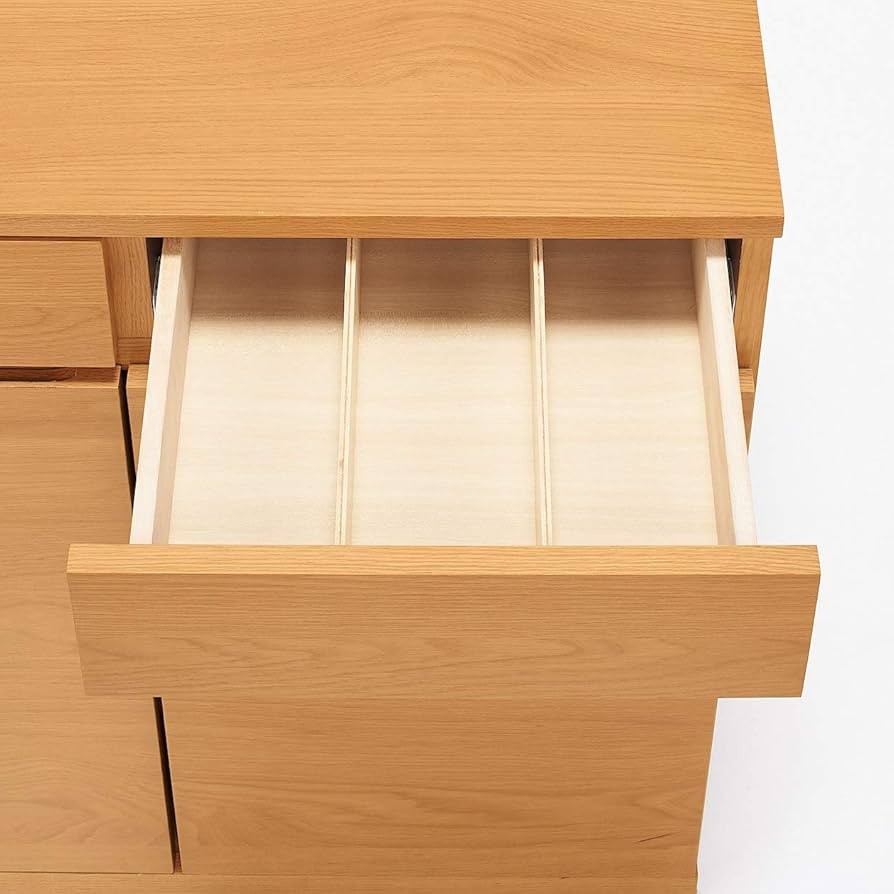 Amazon.co.jp : 無印良品 木製キャビネット・木扉・オーク材 幅