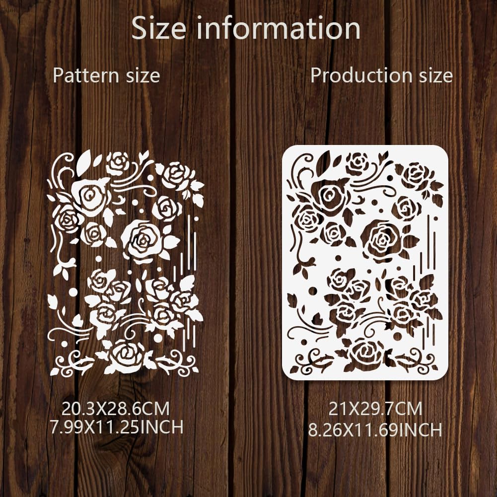 Stencil Teschio Splash Riutilizzabile - 29.7x21cm PET Per Legno, Tessuto E Pareti - Foto 5