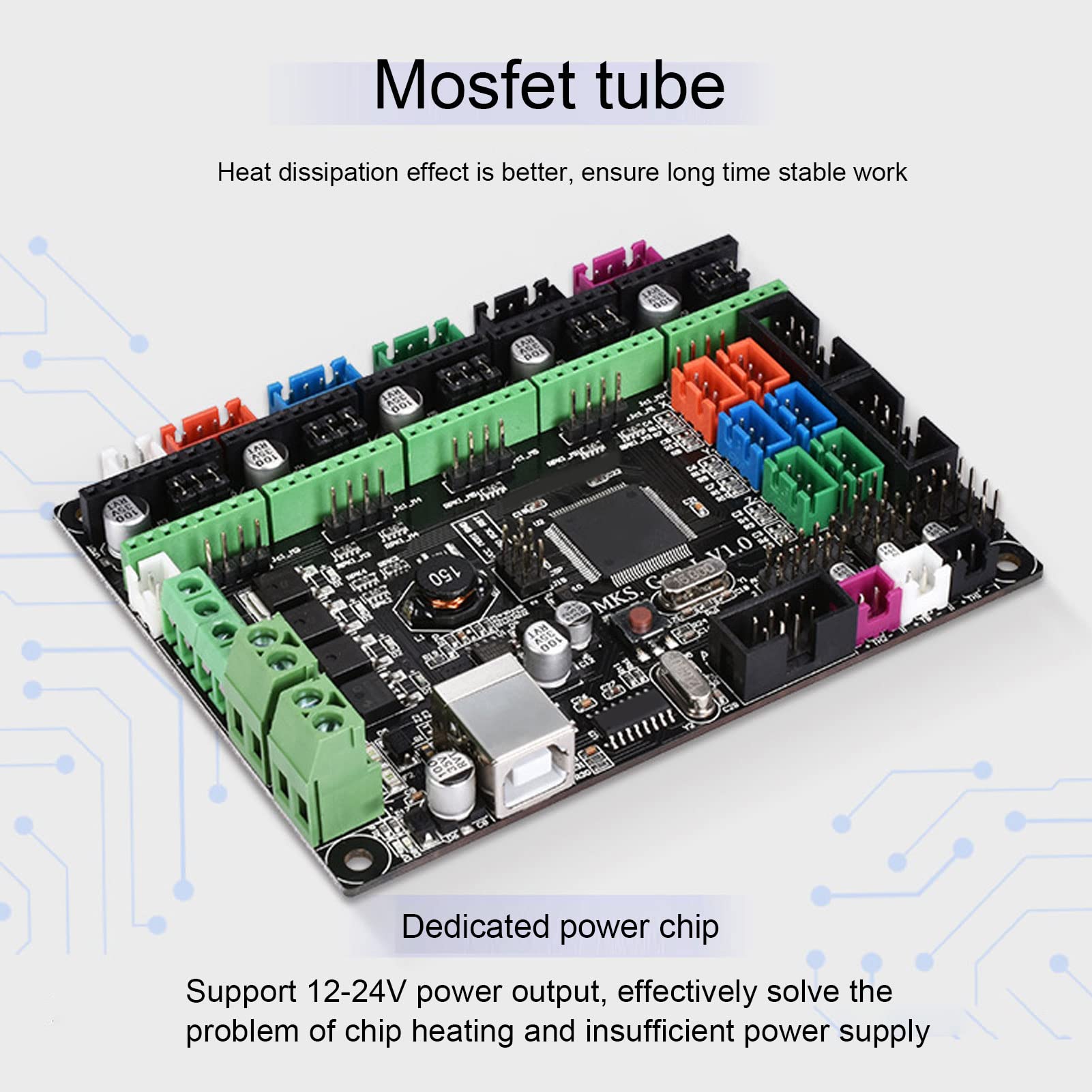 Hyuduo Scheda Controller Stampante 3D, Scheda Madre PCB 4 Strati