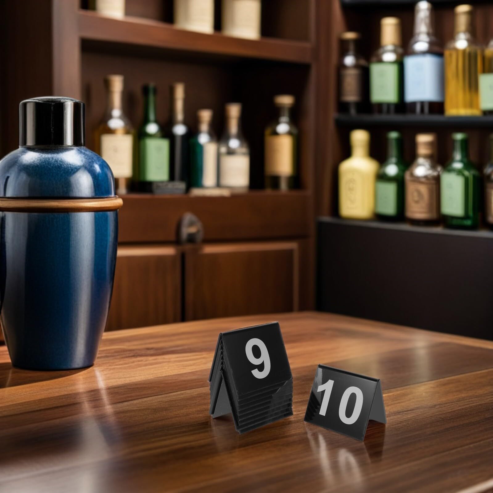 BESPORTBLE 100stücke Tischnummern Für Restaurants Cafés Empfänge Acryl-tischnummern Tischnummernhalter Tischkarten Für Hochzeiten Banketttische Tischschilder Für Hochzeiten Acryl-tischschilde