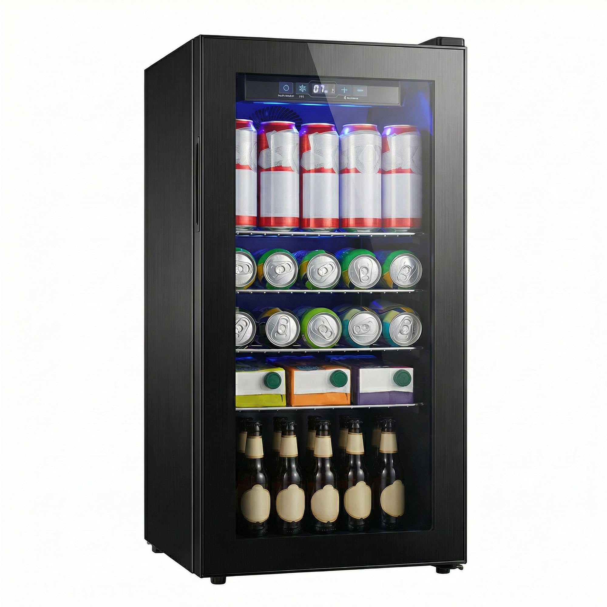 Borcolo BO-FLB98-BLACK 3.9 cu ft Wine Cooler