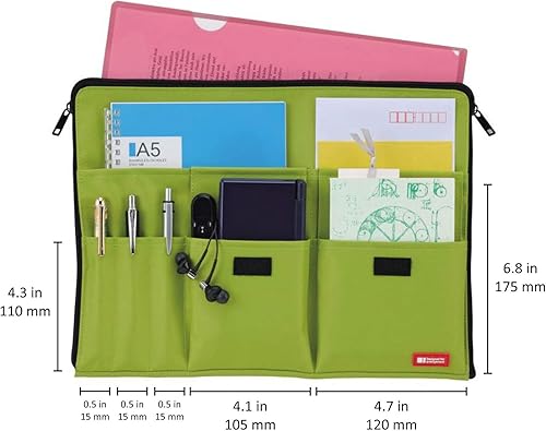 Miniatura 2 de LIHITLAB Funda para portátil con bolsillos de almacenamiento bolsa en bolsa 10 x 138 pulgadas color negro A7554-24