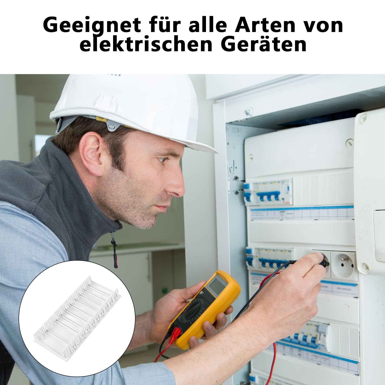 12 Copertura Quadro Elettrico, Piastre di Chiusura per Scatole Fusibili, Divisibili, compatibili con F-Tronic, Hager e Hensel gli slot dei moduli