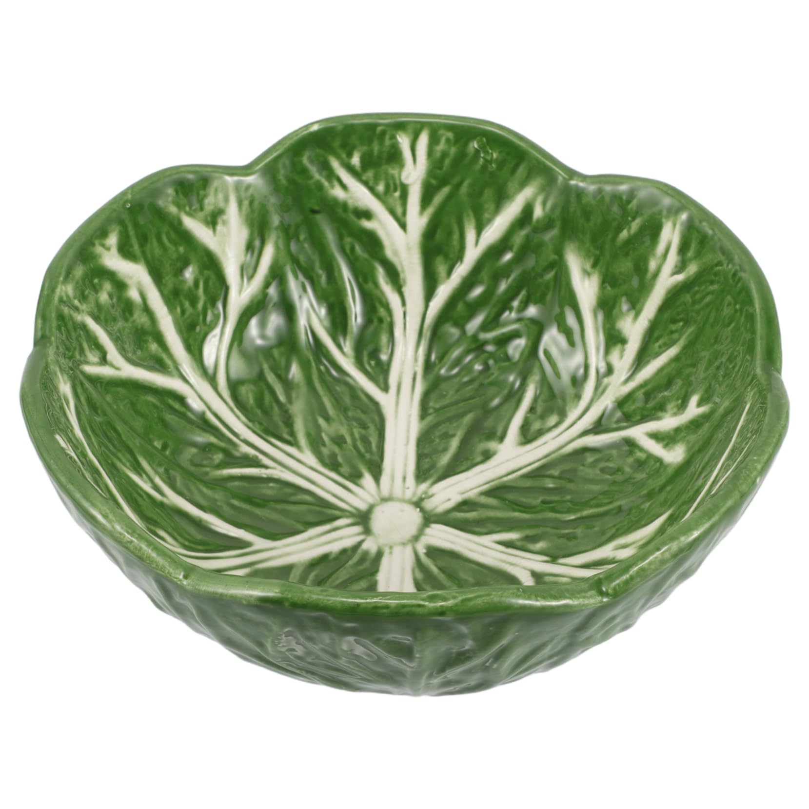 OFFSCH Unique Cabbage Ceramic Plate for Serving Snacks Pastries Fruits Artistic Food Presentation Dish for Guesthouses Hotels Tea Rooms Easy to Clean Ceramic Design