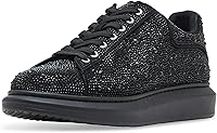 Steve Madden Women's Icebox Rhinestone Embellished Fashion Sneakers - Urban Glam Street Style