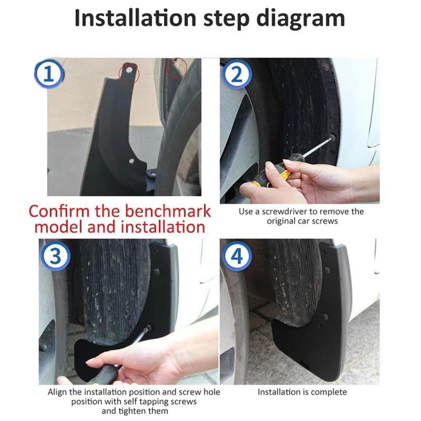 Auto Schmutzfänger Für Hyundai Für Casper EV 2024 2025 2026 Auto Spritzschutz Rad Fender Kotflügel Schlamm Flaps Vorne Hinten
