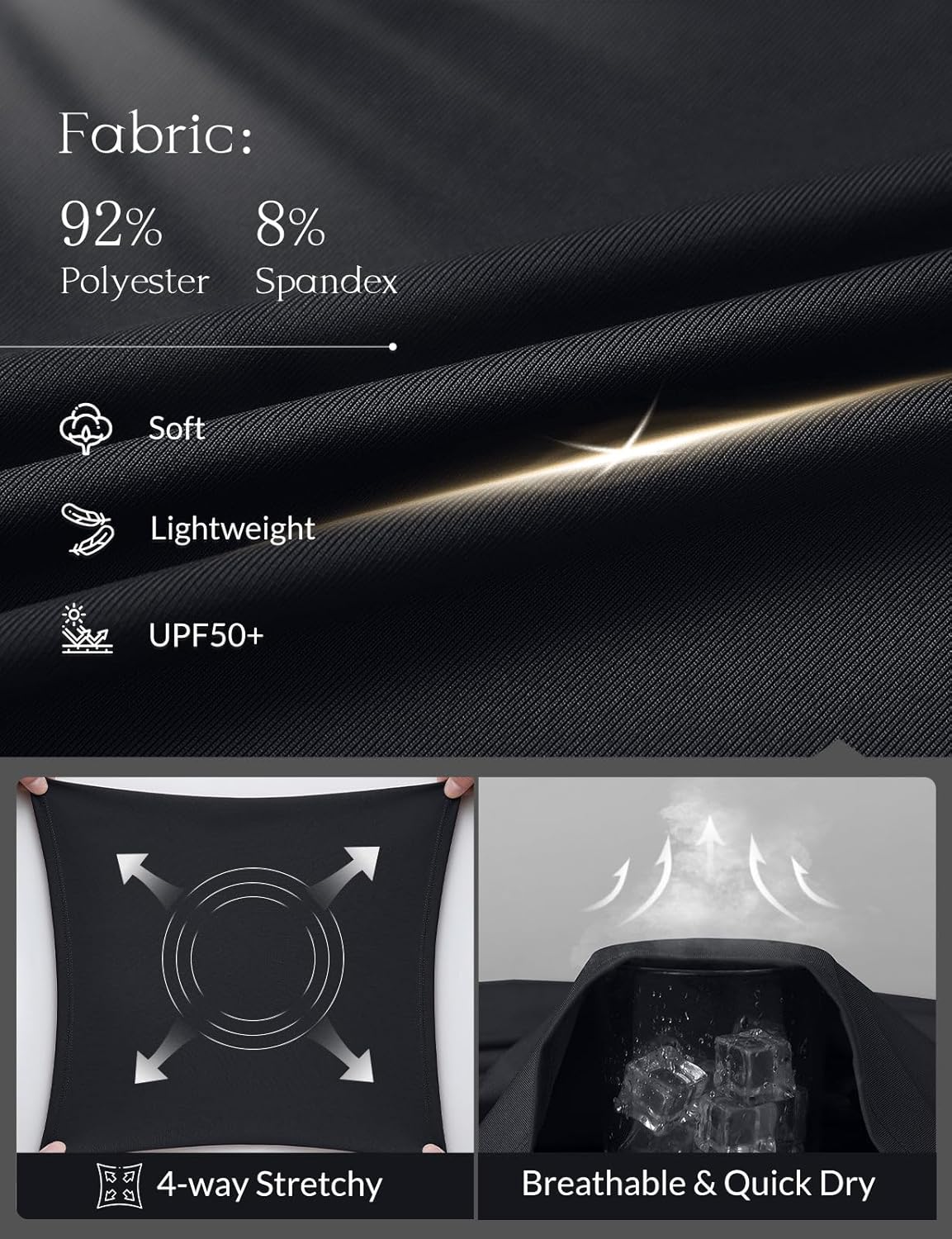 baleaf Skorts for Woman 20" Knee Length Golf Tennis Skirt High Waisted Long Athletic Casual Pockets UPF 50+ - Image 6