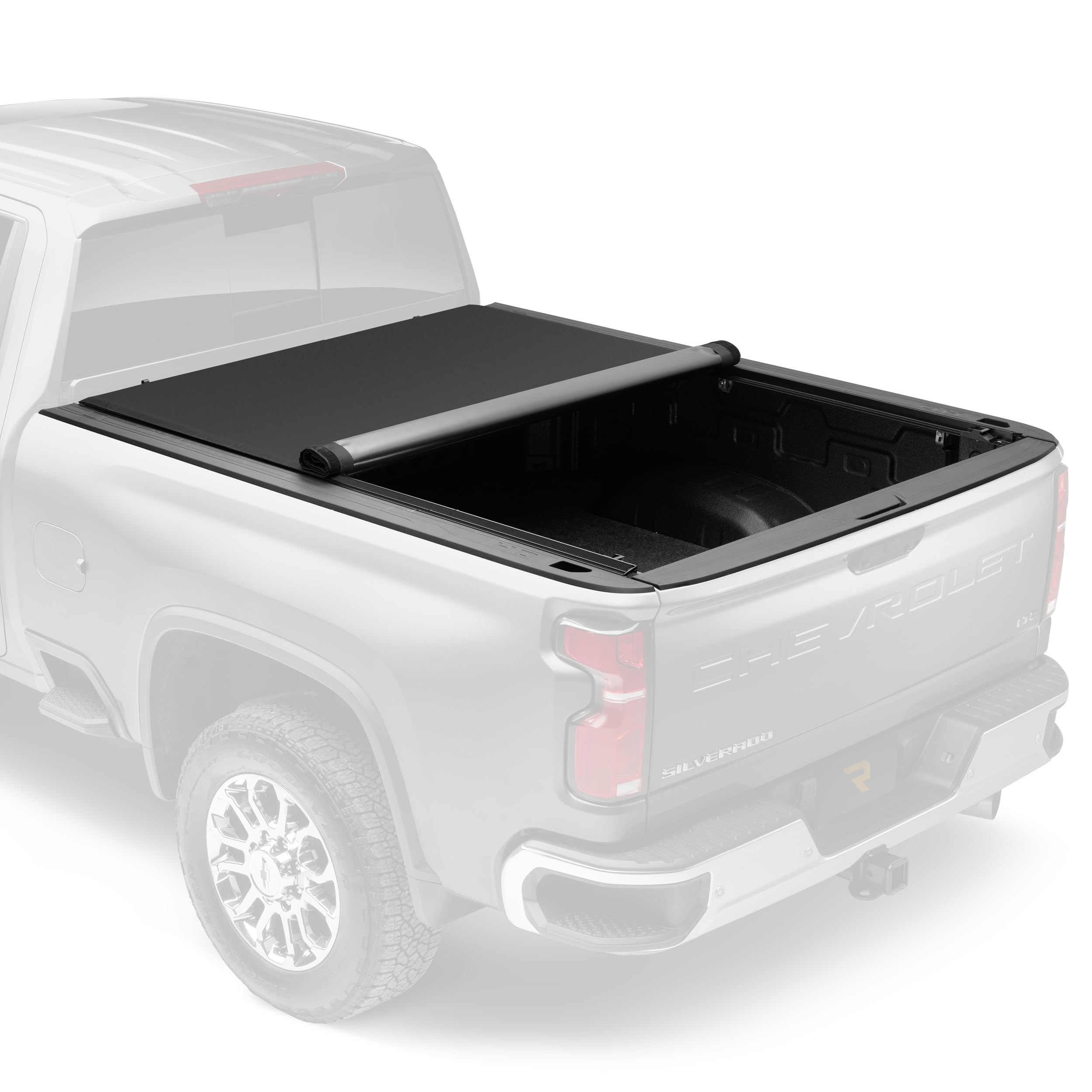 Photo 1 of RealTruck TruXedo Pro X15 Soft Roll Up Truck Bed Tonneau Cover | 1472401 | Fits 2019-2024 Chevy/GMC Silverado/Sierra, w/MultiPro/Flex Tailgate (Will not fit Carbon Pro Bed) 5' 10" Bed (69.9")