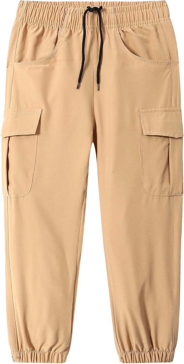Toddler Cargo Joggers Pants Baby Boys Girls Quick Dry Hiking Pants
