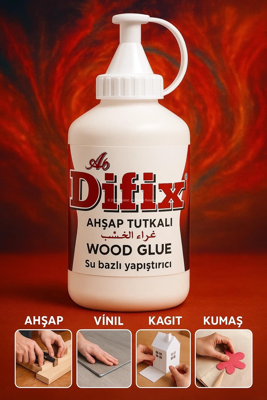Proalet Beyaz Ahşap Tutkalı, Su Bazlı, PVA Esaslı, Çok Amaçlı, Yüksek Yapışma Gücü, Kokusuz, Kolay Temizlenebilir, Hızlı Kuruyan, Ahşap, Mobilya, Karton ve Kumaş Uyumlu (100 Gram)