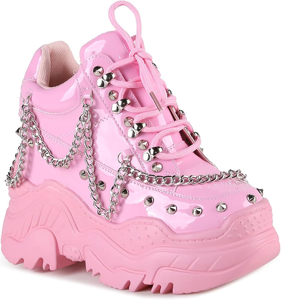Amazon.com | Anthony Wang X WTF Crushing Hard Platform Sneakers 