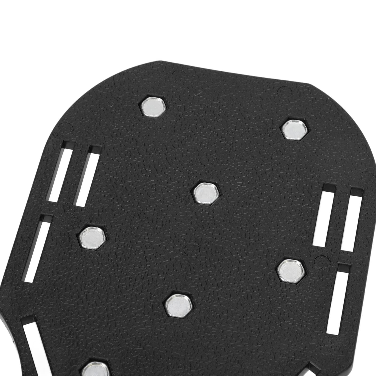Zapatos escarificadores de césped manuales, aireador de césped para Caminar, Zapatos con Puntas de Hierba con Correa de Hebilla de Metal para jardinería (Black)