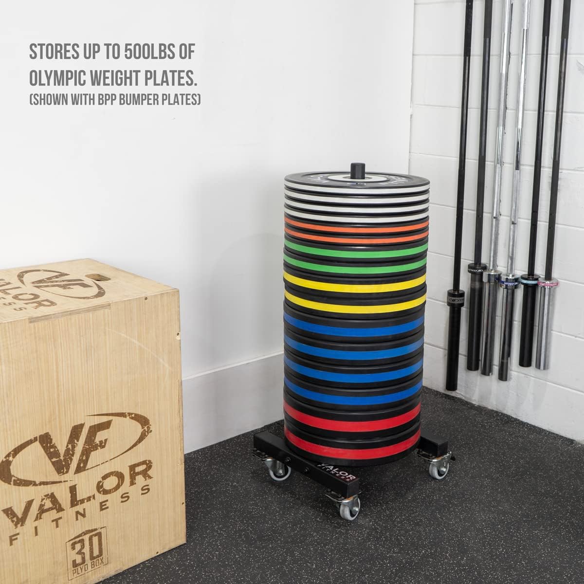 Valor Fitness Bumper Plate Storage Rack Portable Brazil Ubuy