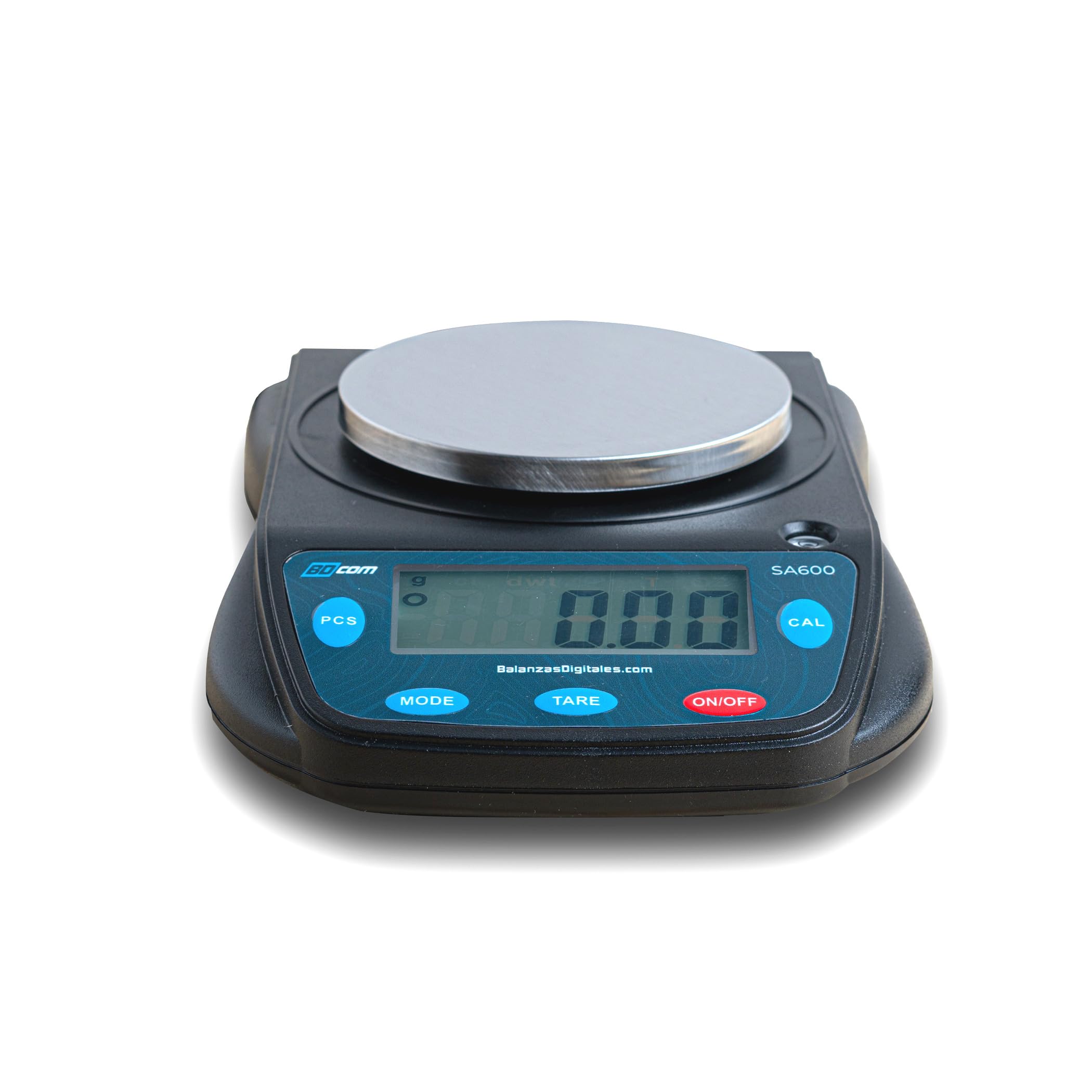 BDCOM SA-600 Balanza de Alta Precisión para Joyería y Laboratorio - Exactitud de 0.01g, 600g Capacidad, Compacta, gran pantalla LCD