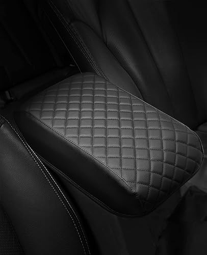 ISSYAUTO Funda de consola central compatible con RAV4 2019-2023, cubierta de tapa de reposabrazos de neopreno para automóvil, funda protectora
