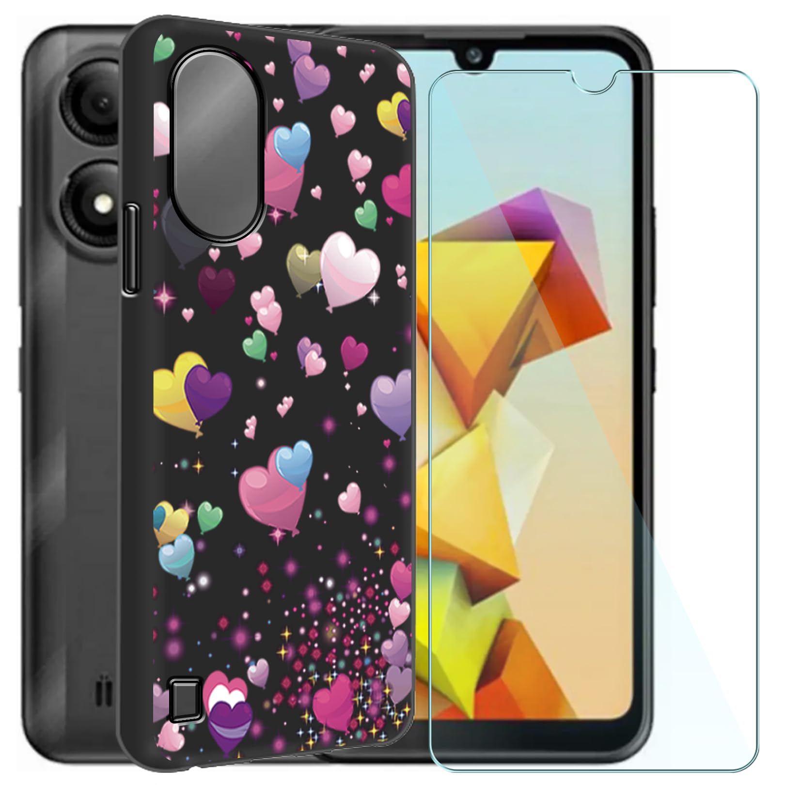 WXPPJ Custodia per ZTE Blade A33s Cover, Trasparente