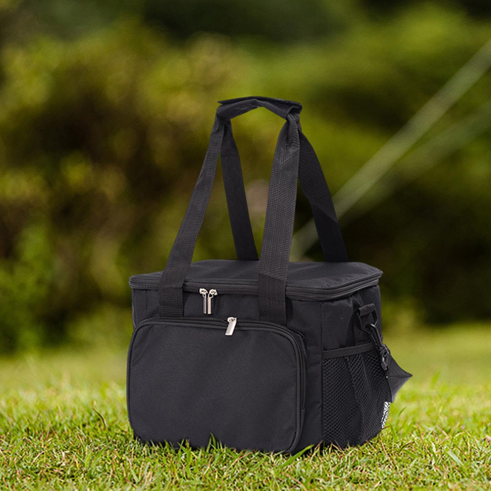 Bolsa de Almuerzo de Camping, Bolsa térmica al Aire Libre - Bolsas aisladas con Correa para el Hombro | Bolsa térmica Extra Grande, Bolsa de Suministros de Picnic, Nevera portátil, Resistente para b