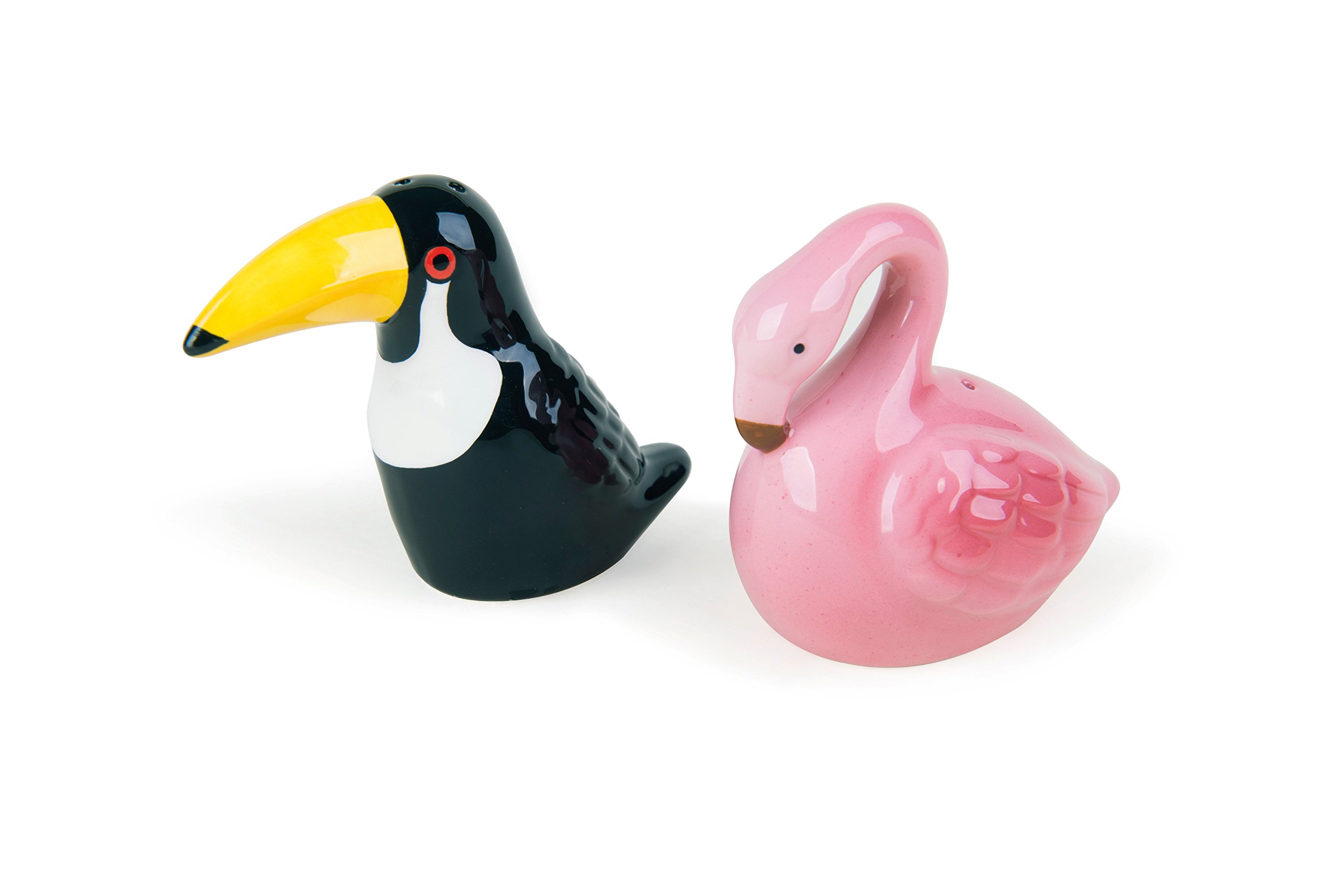 Excelsa Tropical Salt/Pepper Set, Ceramic, Multicoloured, 2 Units