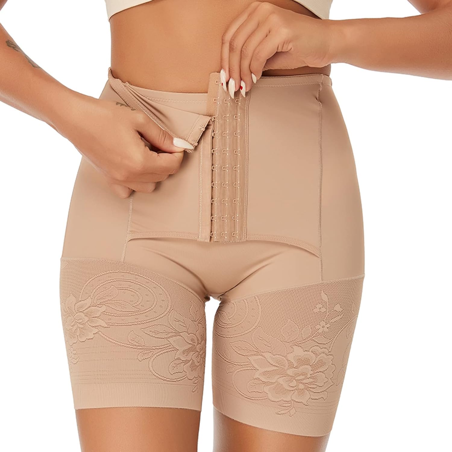 Body Shaper voor vrouwen Hoge Taille Trainer Butt Lifter slipje Controle Shapewear Boyshorts afslanken Dunne dij ondergoed