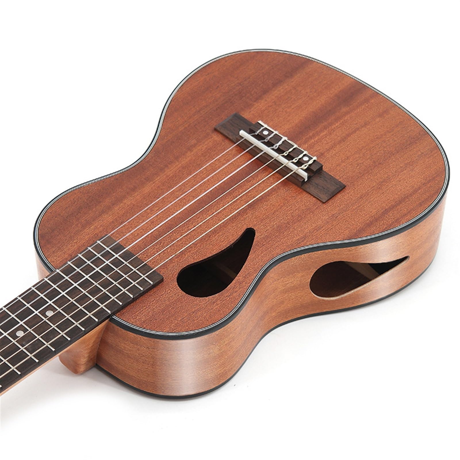 Chitarra Professionale A 6 Corde Ukulele Sapele Da 28 Pollici