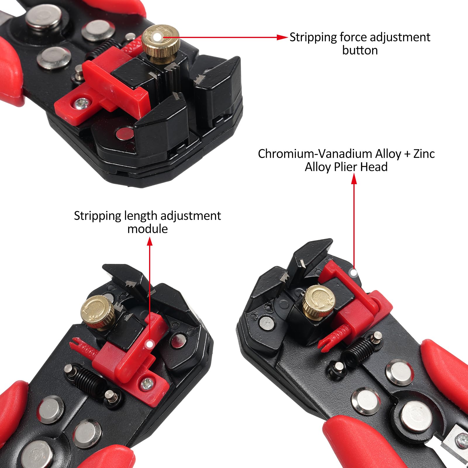 Amazon | Daconovo ワイヤー端子圧着工具キット 多機能ワイヤー