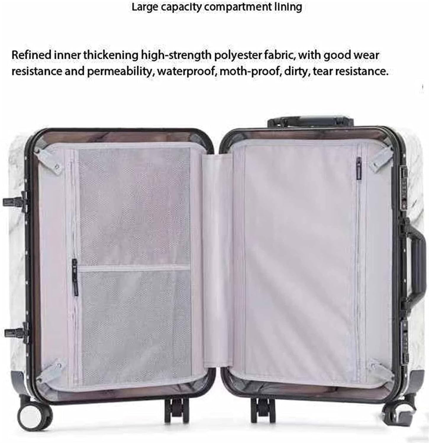 Maleta Maletas de Mano de Concha Dura para Equipaje, Maleta con Cerradura de combinación aduanera Resistente a caídas, Maleta de Viaje Premium Bolsas de Viaje