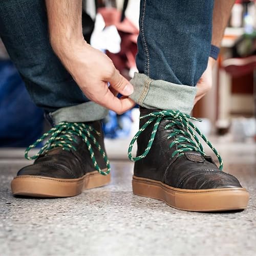 Miniatura 2 de Honey Badger - Cordones indestructibles hechos en Estados Unidos, cordones redondos y resistentes para botas para trabajo y senderismo