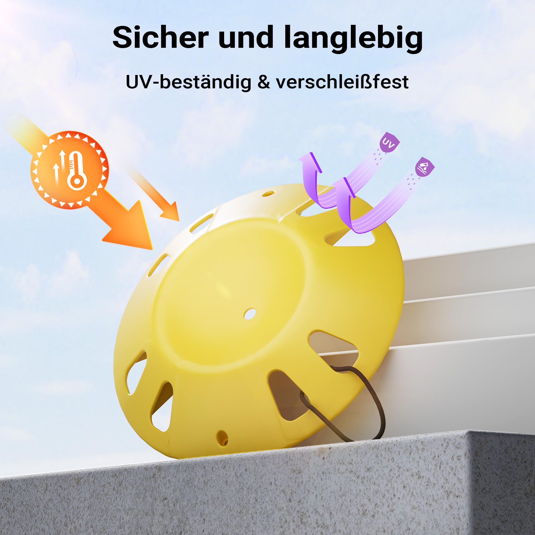 Wiltec Stützradunterlage rund 305 mm bis 1995 kg, HDPE Stützrad Halterung für Stützrad bis Ø 150 mm, Unterlegkeil Stützrad für Anhänger u. Wohnwagen