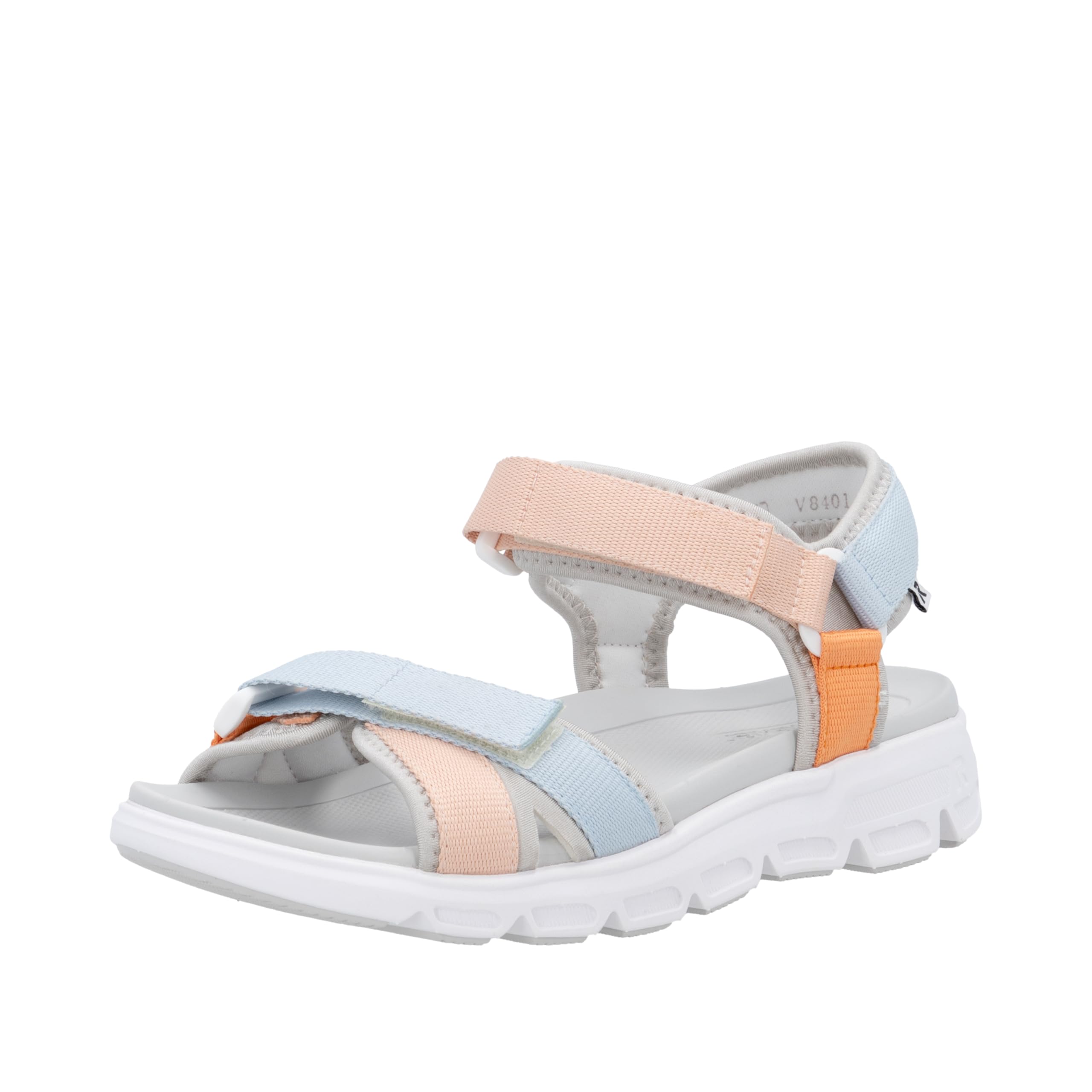Rieker Women's V8401 Trekking Sandals, Multicoloured 92, 4 UK