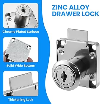 seeeka様 SDTC Tech Drawer Lock with Keys and Matching Screws for