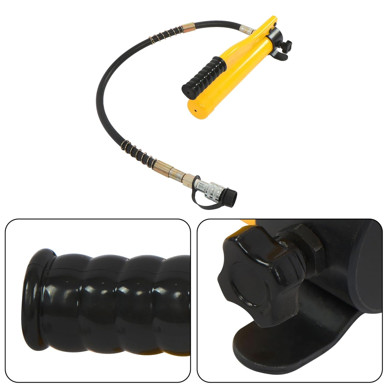 Hydraulic Knockout Punch Kit 1/2" to 4" 15-Ton Heavy Duty Punch Driver, Professional Hole Cutter Tool for Electrical Panels, Metal Framing