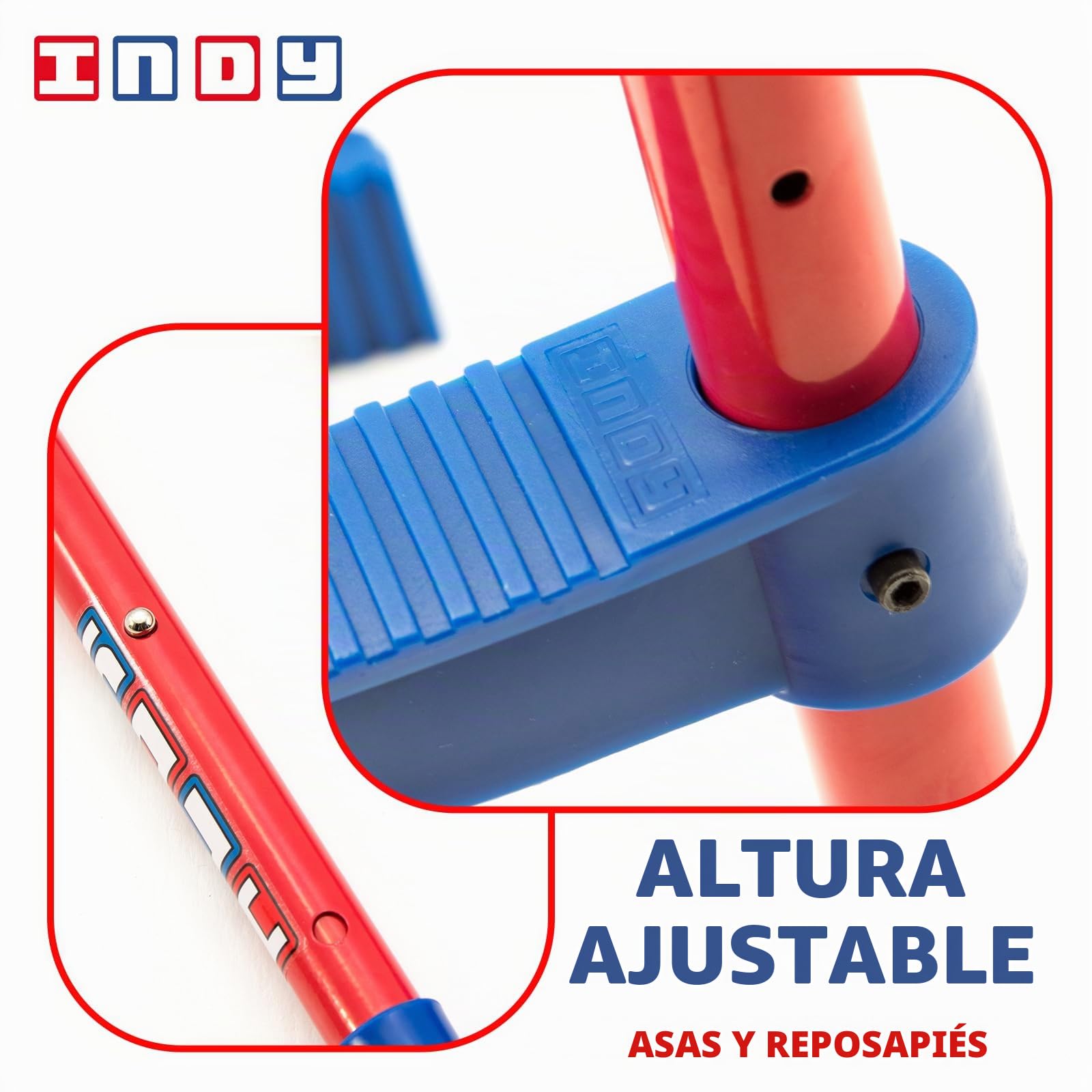 Zancos de Indy Steady | Zancos para niños Totalmente Ajustables, manuales y Antideslizantes