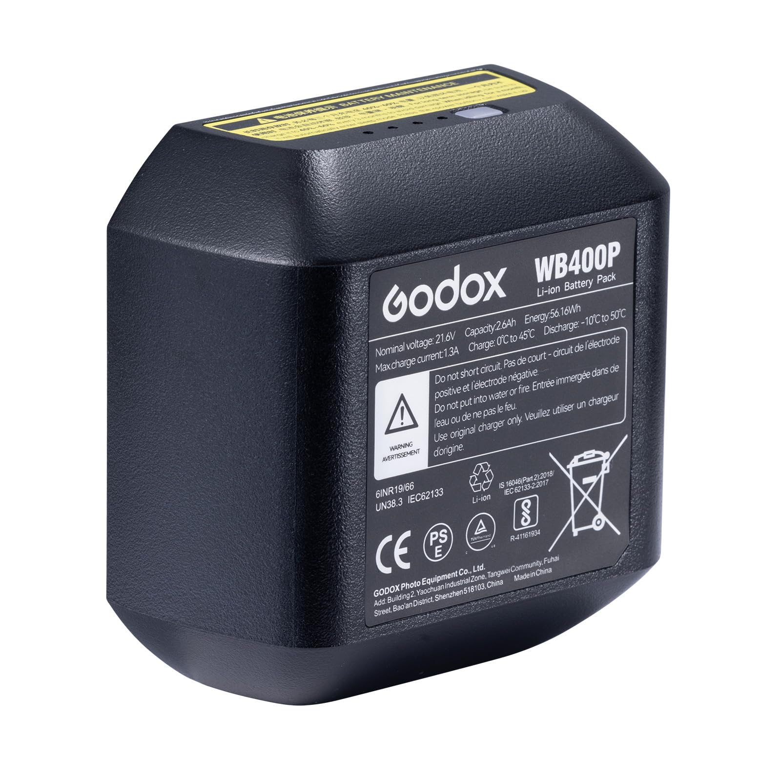 Amazon.com: GODOX WB400P Battery Replacement for AD400Pro AD400