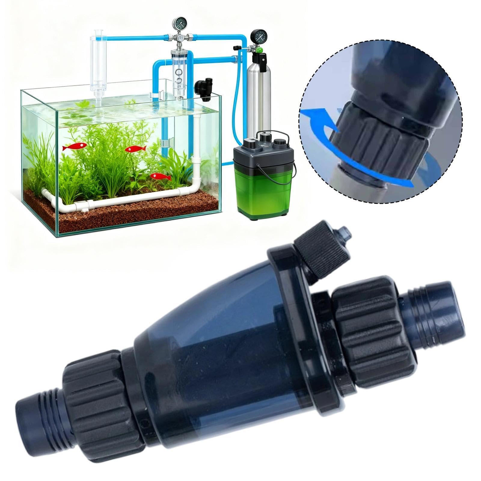MagiDeal Accessorio diffusore di CO2 per Acquario, Strumento per Acquario, Accessorio Pompa dell'Aria, raffinatore Esterno di CO2 per acquari piantumati, per 16 Mm