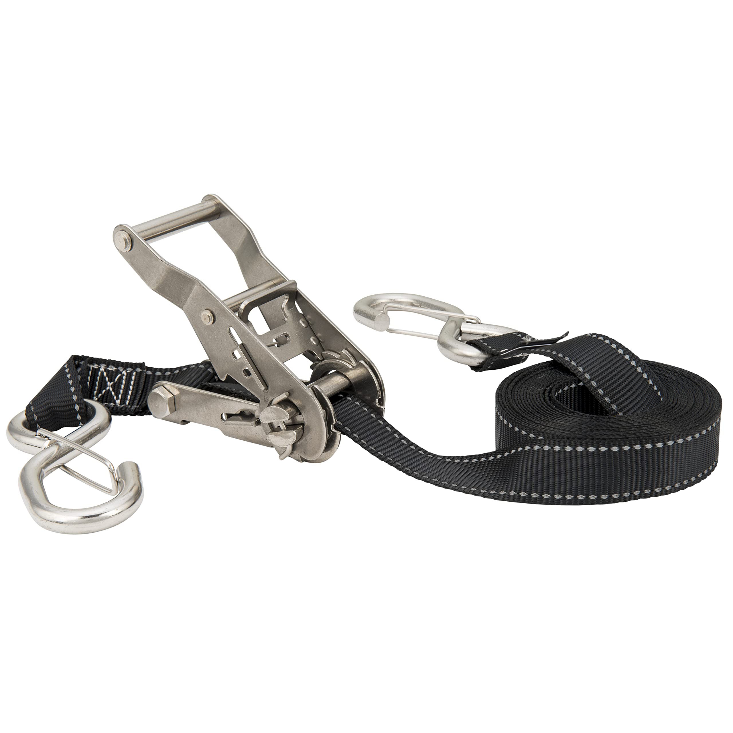 KEEPER 47215 15' Stainless Steel Ratchet Tie-Down