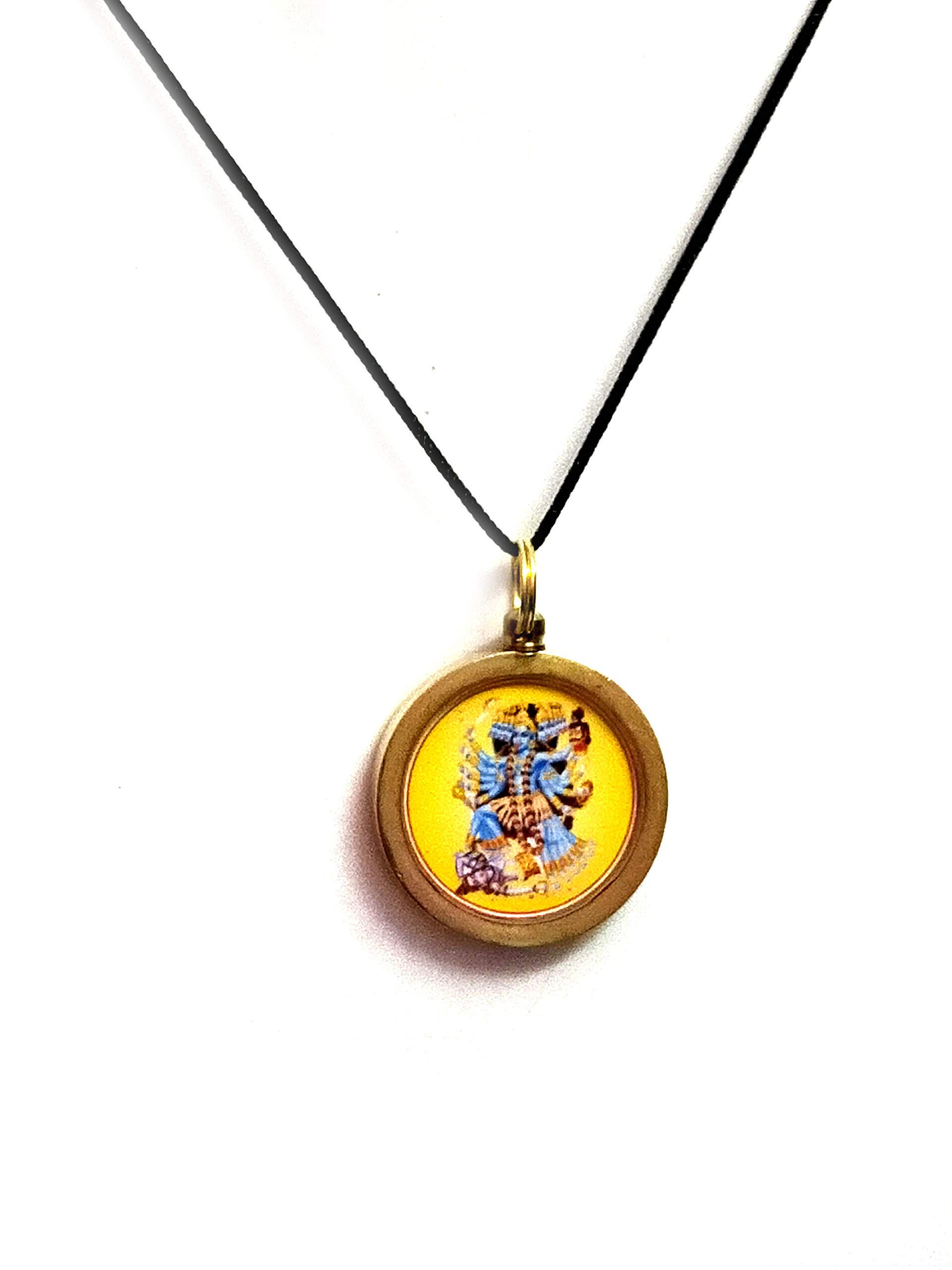 Maha Kali Mata Yantra Brass Pendent Locket For men And Women-image-31