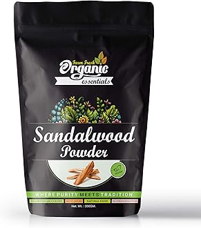 Organic Essentials Natural Sandalwood Powder | 200 gram Sandalwood Powder