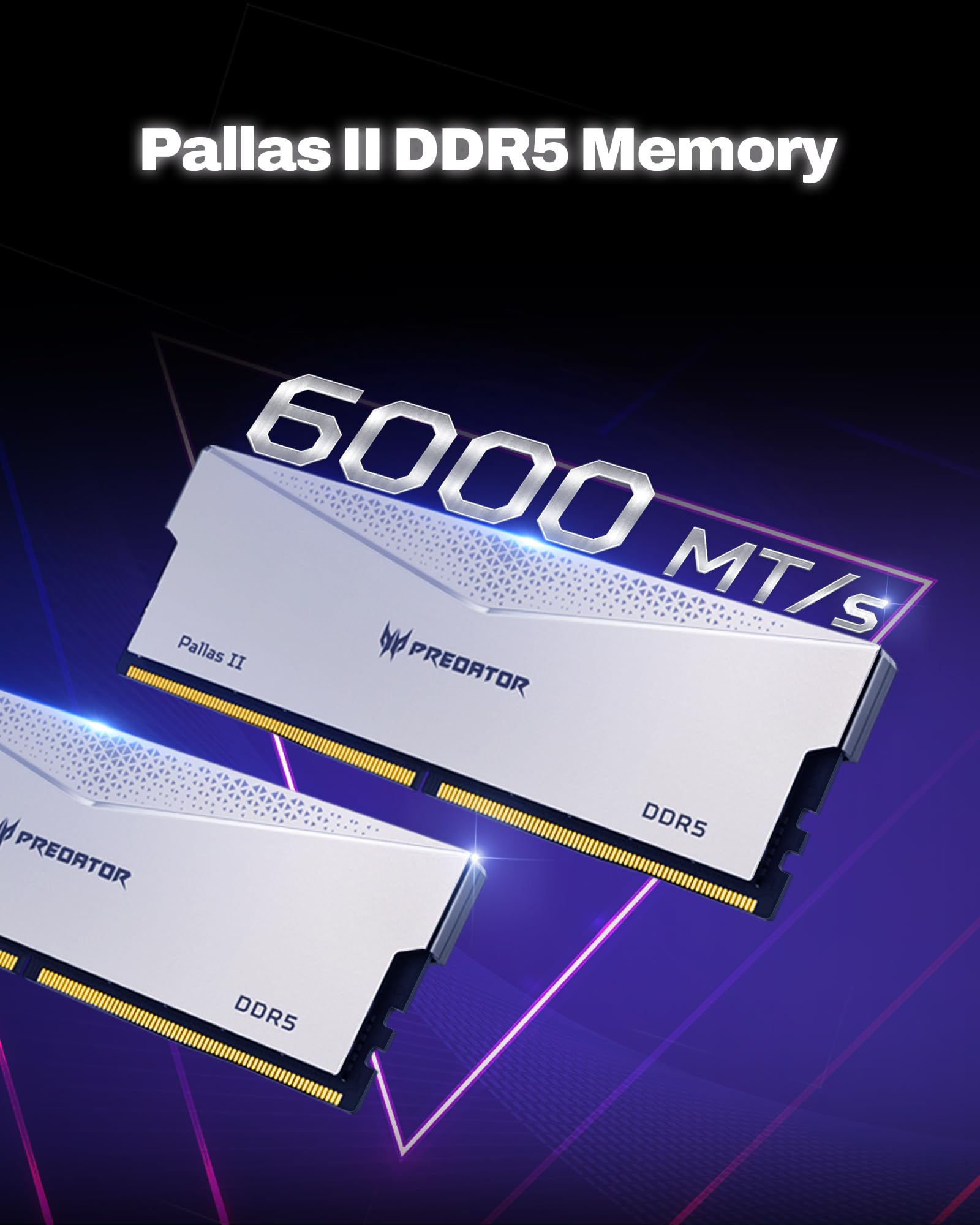 Acer Predator Pallas II DDR5 RAM 32GB (16GBx2) 6000MHz CL36