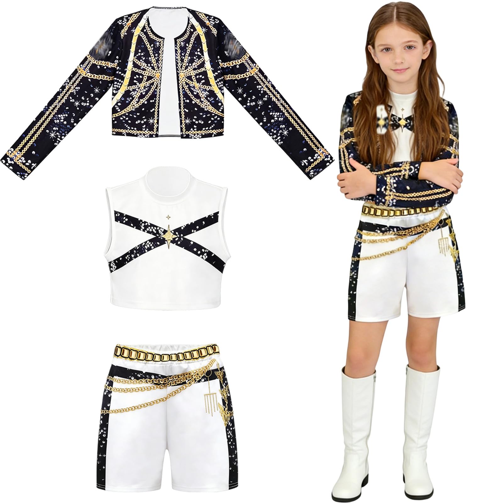 Ruu-mi Cosplay Costume, Hun-te Anime Cosplay Costume, Korean Pop Costume, Anime Cosplay, Halloween Carnival Cosplay Outfits