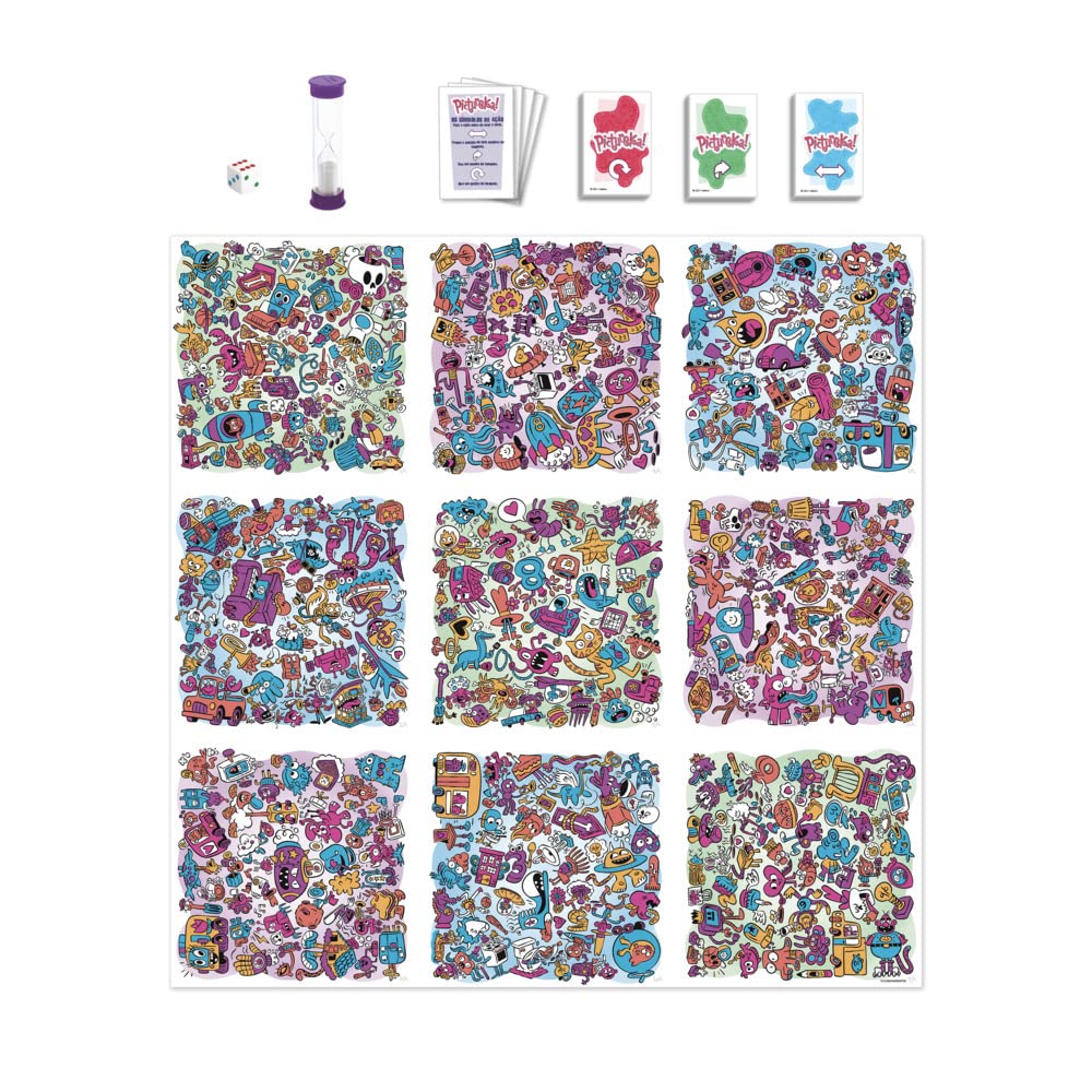 HASBRO GAMING Gra Pictureka! - Gra Rysunkowa - Gra planszowa dla dzieci - Zabawna Gra Rodzinna - Gry planszowe dla ponad 6 lat, F2564190