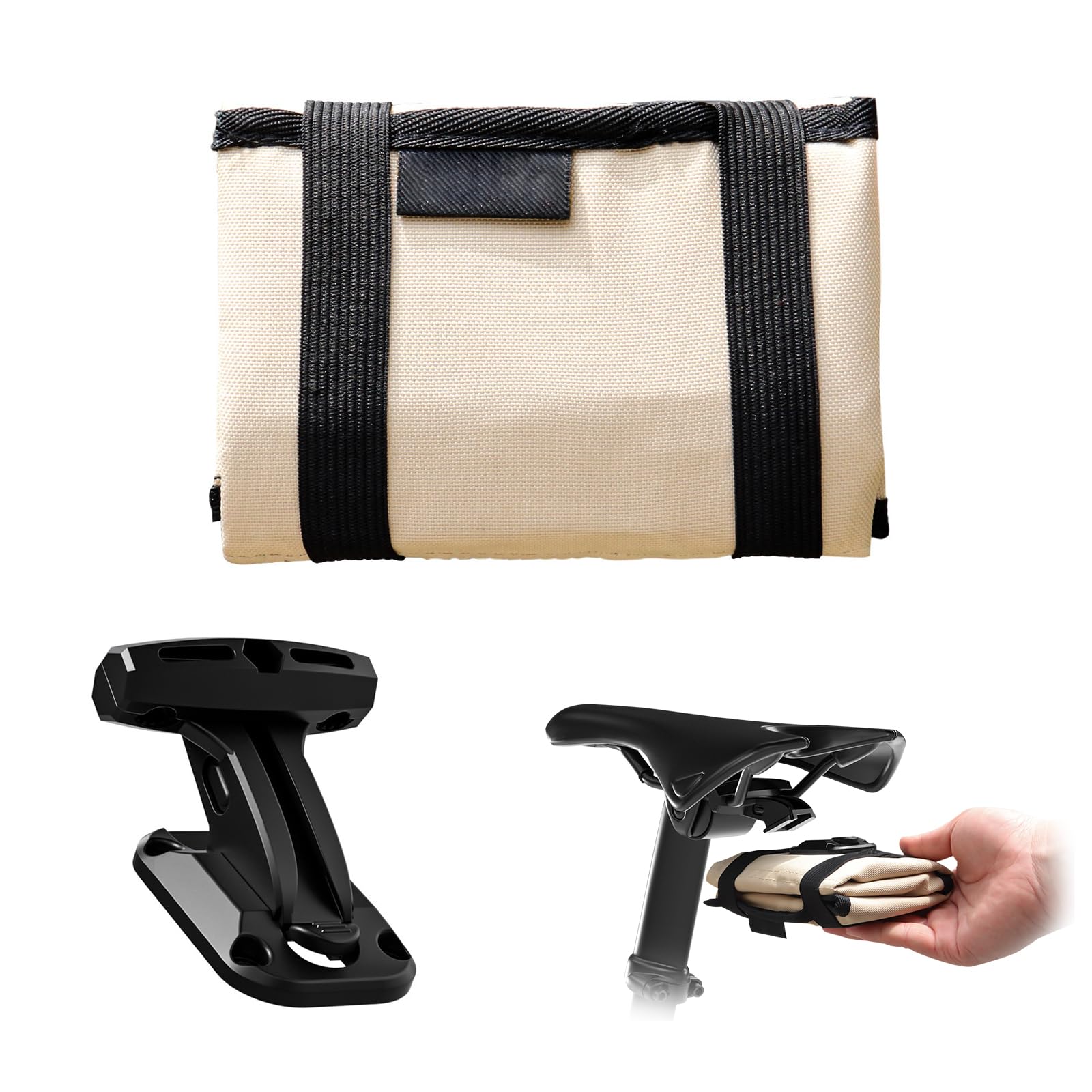 Weevdrie Bike Saddle Bag Repair Tools Pouch Frame Bag Waterproof