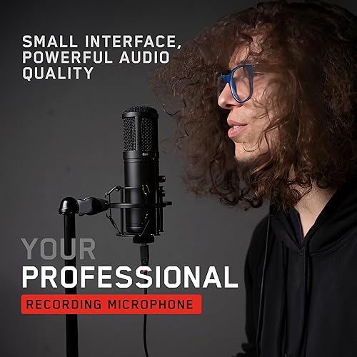 Miniatura 6 de Antelope Audio Axino Synergy Core - Micrófono de podcast USB para computadora portátil, PC, micrófono de grabación vocal de diafragma grande todo en