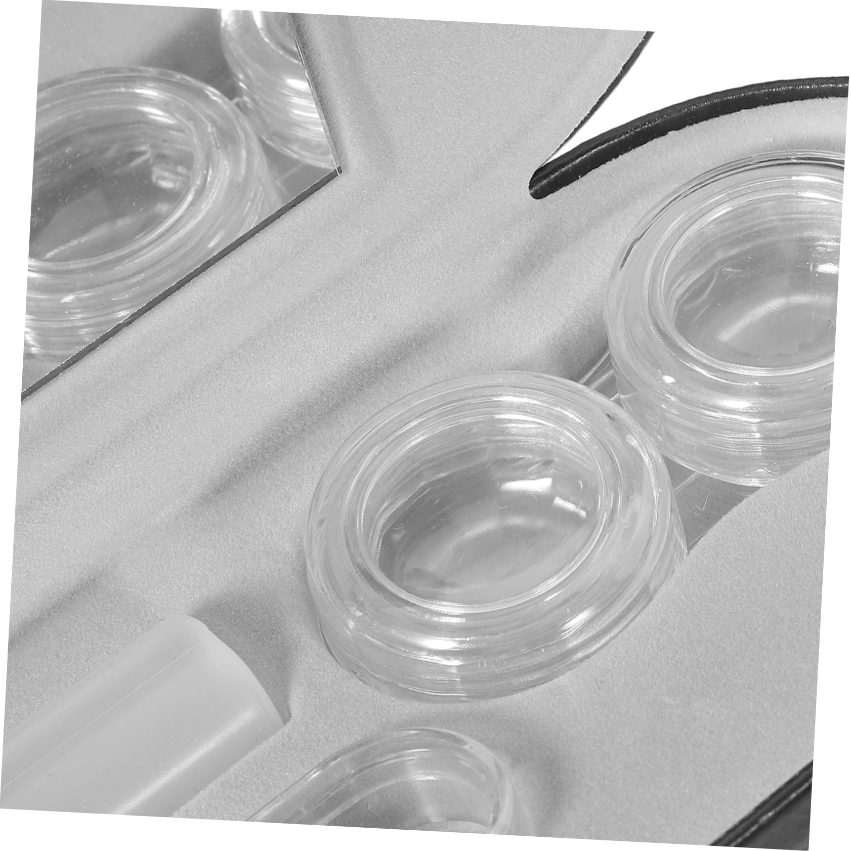 SHERCHPRY 4 Sätze Lagen Brillenbox für Reisen Tragbarer Brillenorganizer Stylische und Elegante Aufbewahrungslösung für Brillen Robustes PU Material für Brillenträger und Sonnenbrillen