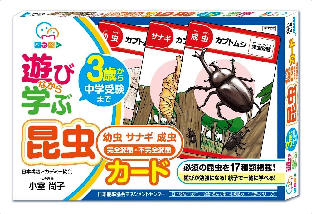 Amazon.co.jp: 遊びながら学ぶ 昆虫カード ([バラエティ]) : 小室 尚子: 本