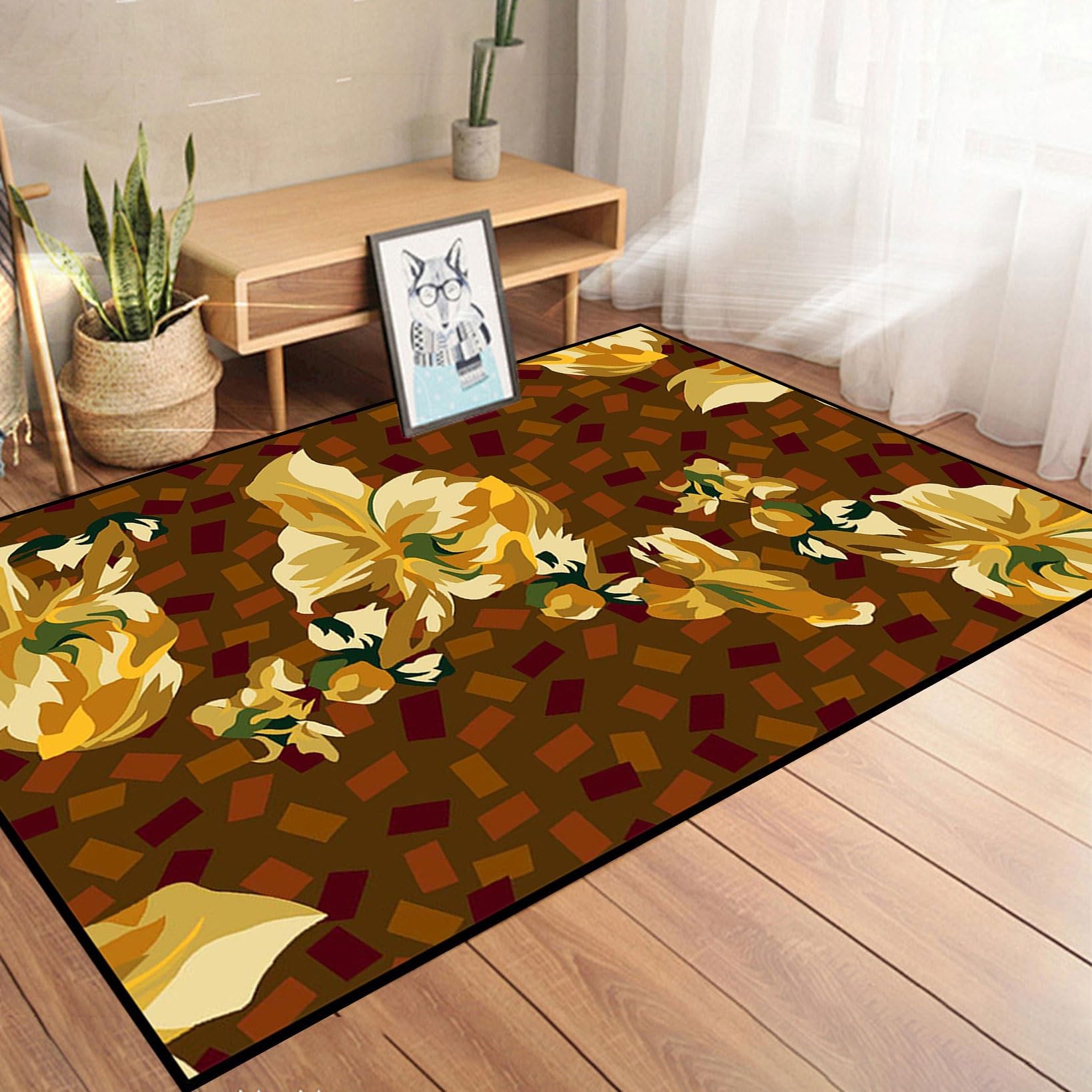 Dywanik Dywanowy Antypoślizgowy 55 x 240 cm Gumowy Spód Dywaniki Do Przedpokoju, Zmywalny Dywan Do Przedpokoju Kuchnia Przedpokój Pralnia, Zmywalny, A