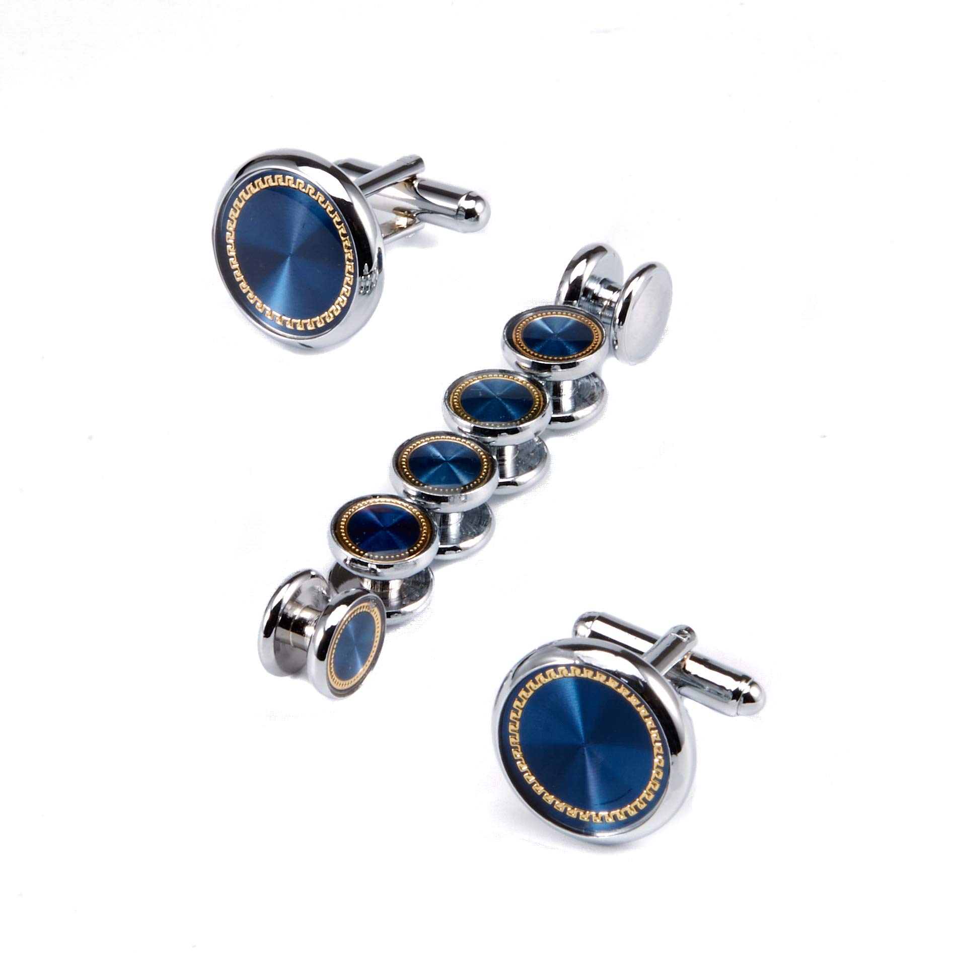 UJOY Mens Jewelry Cufflinks and Studs Set for Tuxedo Shirts Business Wedding (B09JFG482H) Amazon Price History, Amazon Price Tracker