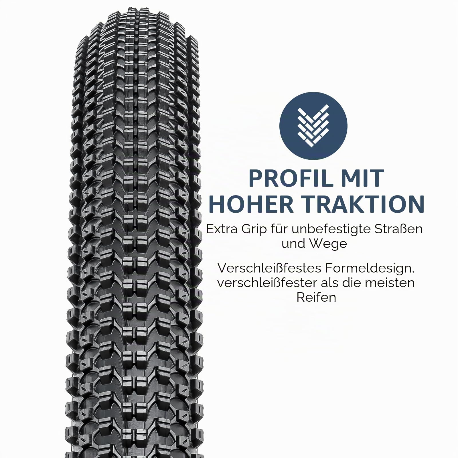 YunSCM 2Pcs Faltbare 29 Zoll Fahrradreifen 29X1.95 Mantel 53-622 kompatibel 29 X 1.95 29 x 2.0 Stadt/Straße/Mountainbike Reifen