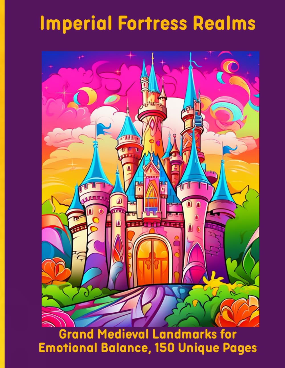 Imperial Fortress Realms: Grand Medieval Landmarks for Emotional Balance, 150 Unique Pages