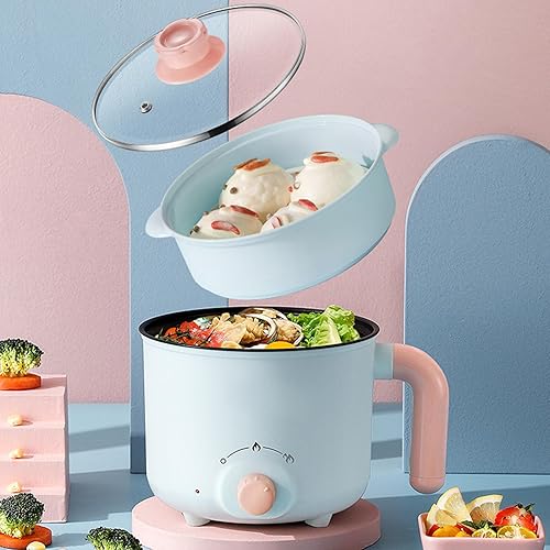 Miniatura 2 de Jopwkuin Cocina eléctrica, mini olla de cocción eléctrica de calentamiento rápido, anticombustión en seco, operación simple para la escuela (no se