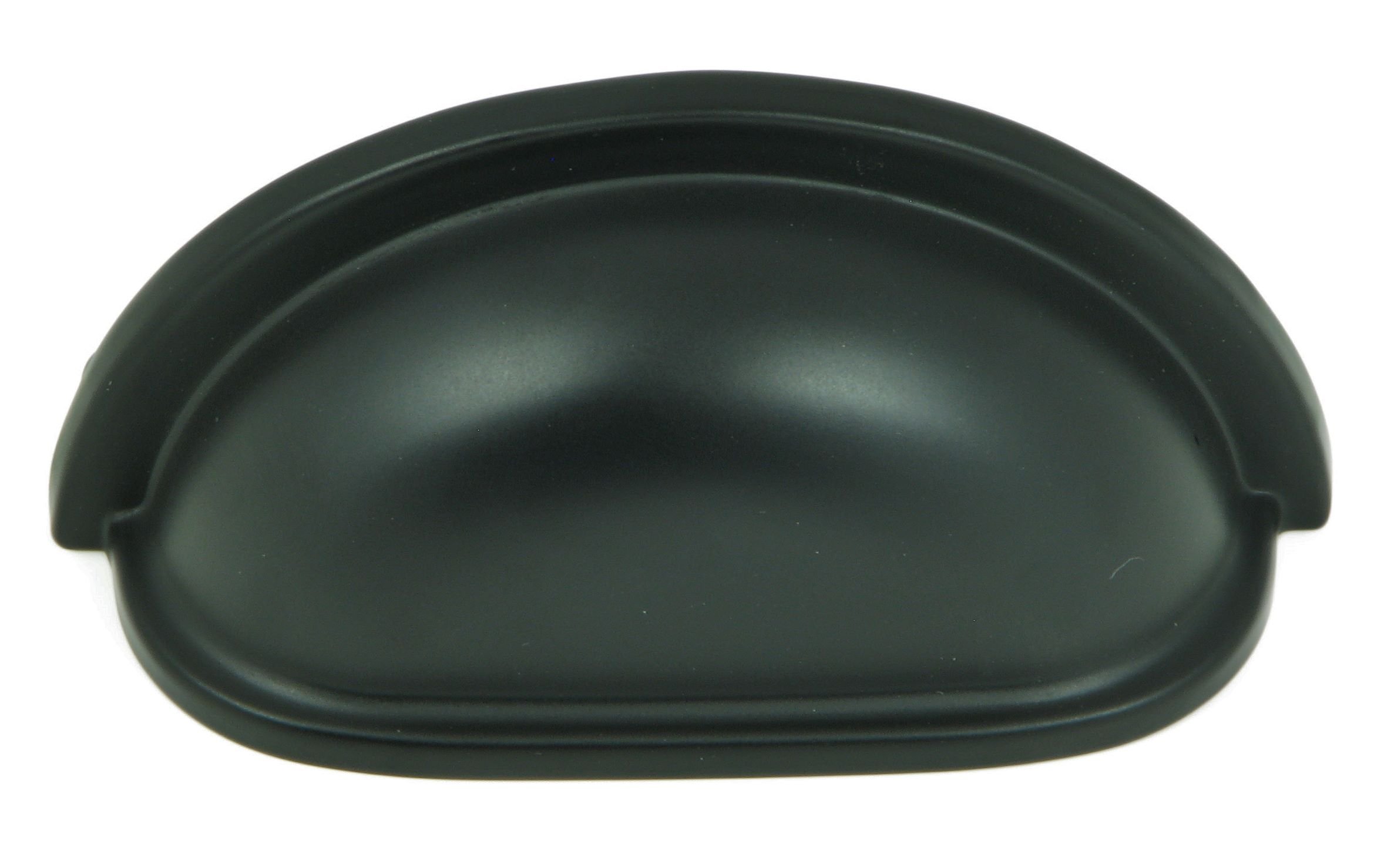 Stone Mill Hardware CP1499-MB Matte Black Cup Pull